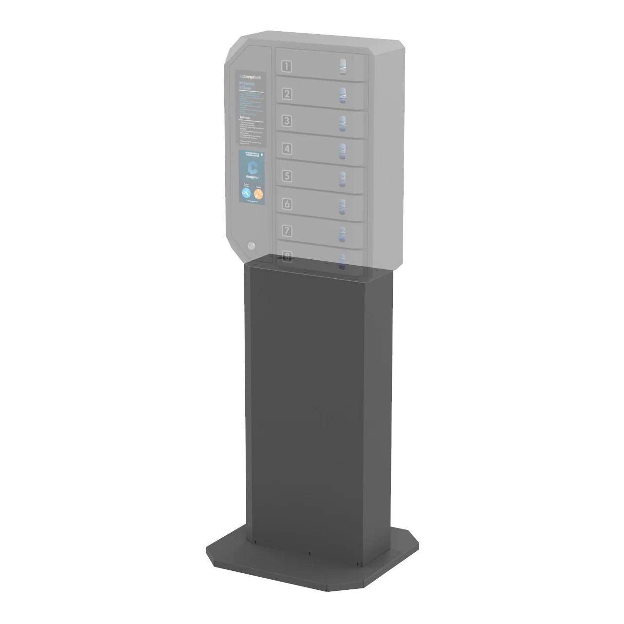ChargeTech Phone Charging Station with 6 or 8 Lockers Chargetech