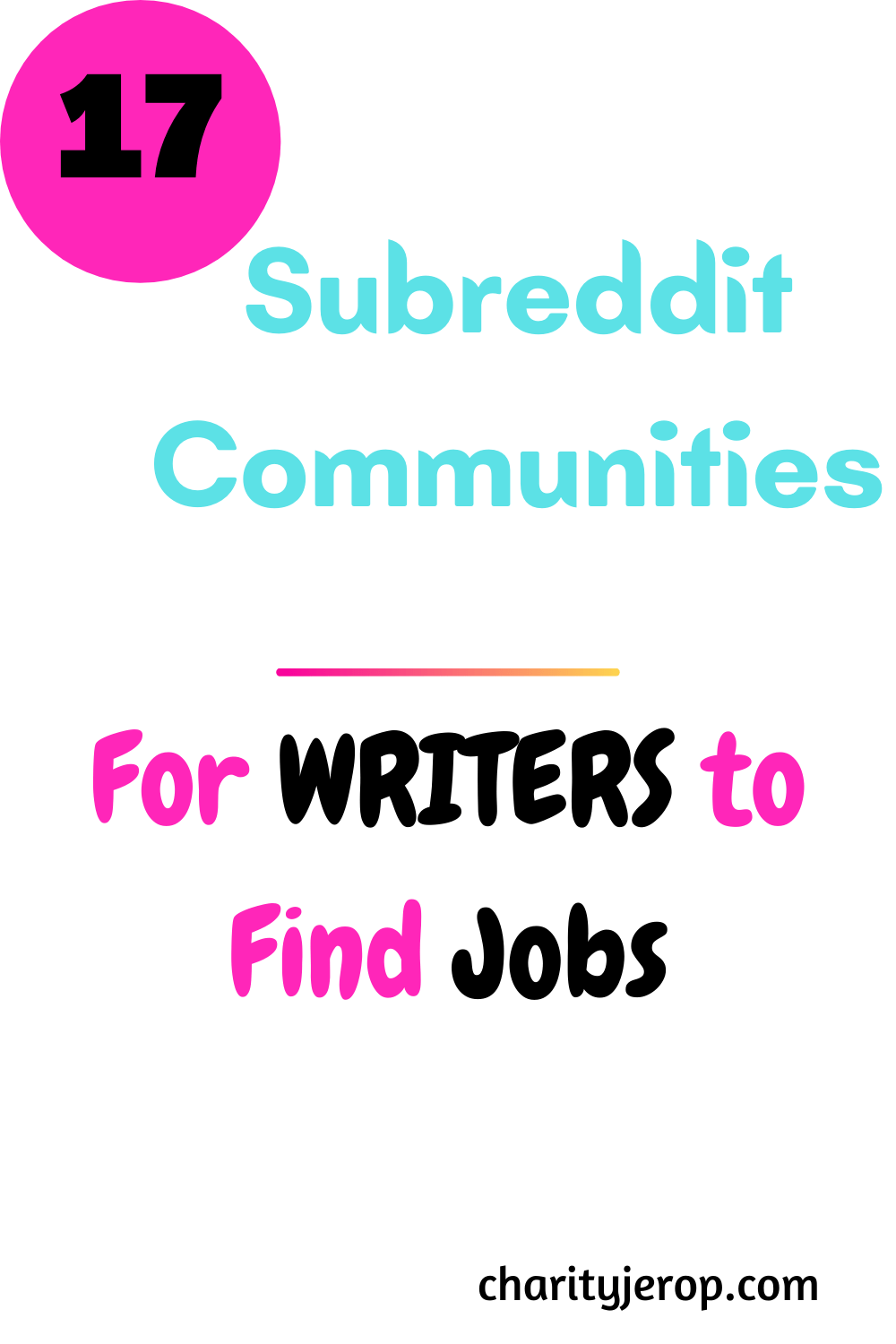 Writing Jobs on Reddit 17 Subreddits for Writers Charity Jerop