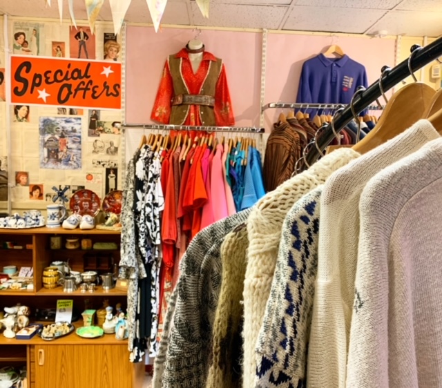 Visual merchandising my vintage charity shop by Gemma Kate Burgess