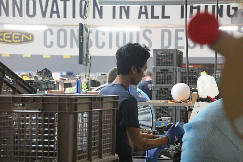 KEEN Footwear Factory Tour