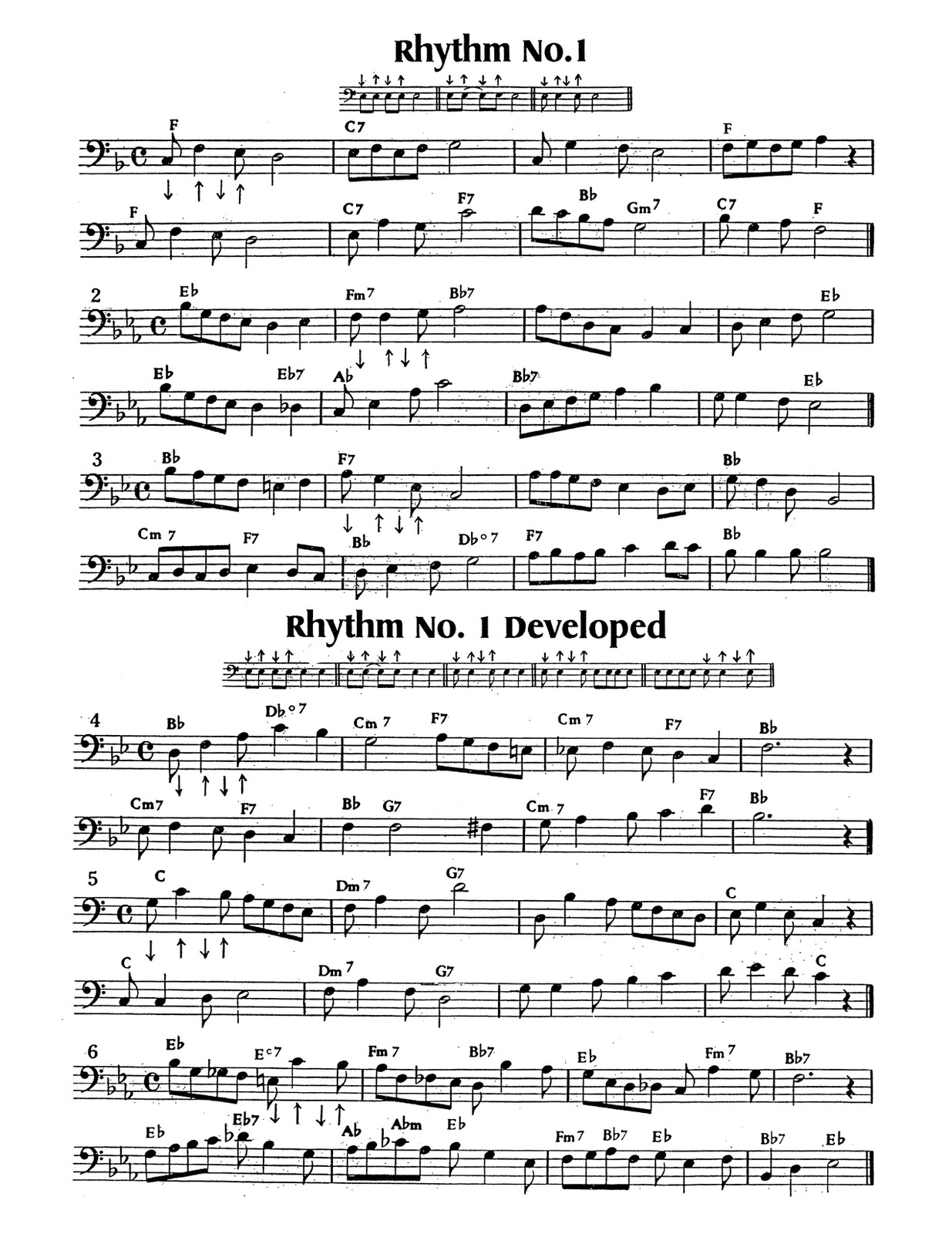 Rhythms Complete (Bass Clef) Charles Colin Music