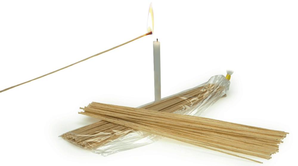 Dripless Lighting Tapers, Pack of 100 PLEASE ENSURE TAPER IS FULLY