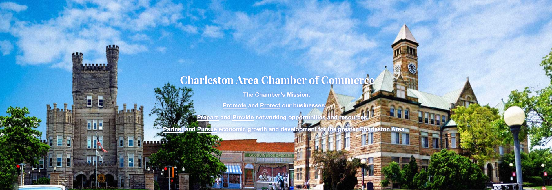 Charleston Area Chamber of Commerce The Charleston Chamber of Commerce is a nonprofit