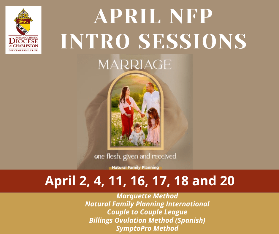Natural Family Planning Intro Sessions April 2024 South Carolina