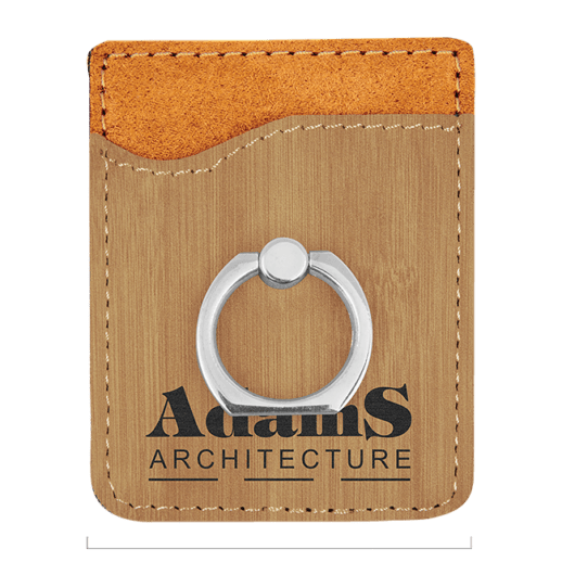 Personalized Cell Phone Wallet Case With Ring