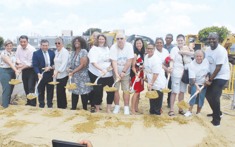Wu breaks ground for Phase One of The Bunker Hill Housing Redevelopment