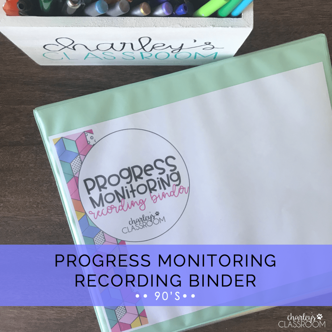 IEP Progress Monitoring Recording Binder (90's Style) Special