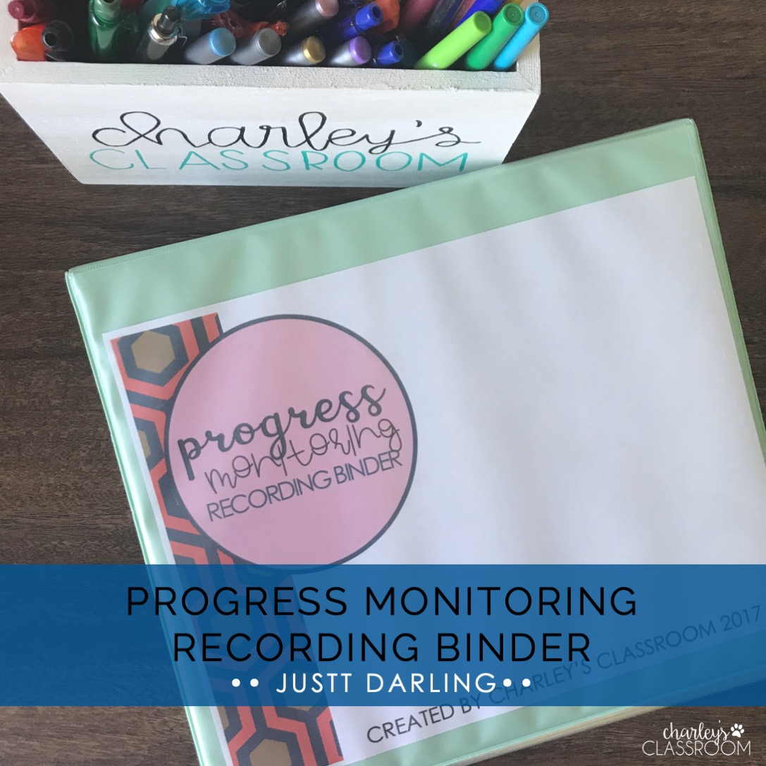 IEP Progress Monitoring Recording Binder (Just Darling) Special