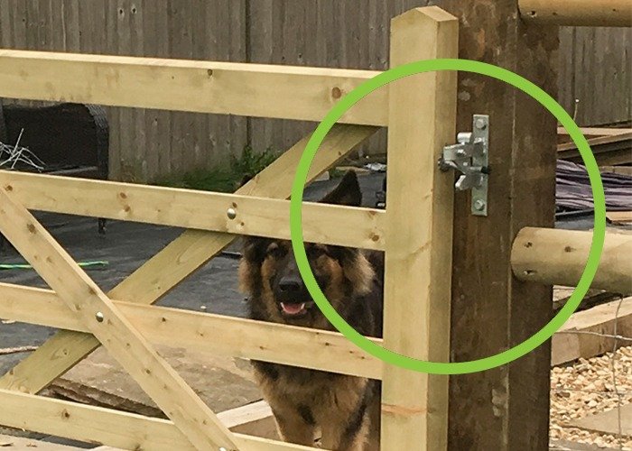 Gate Spring Latch & Keep Set