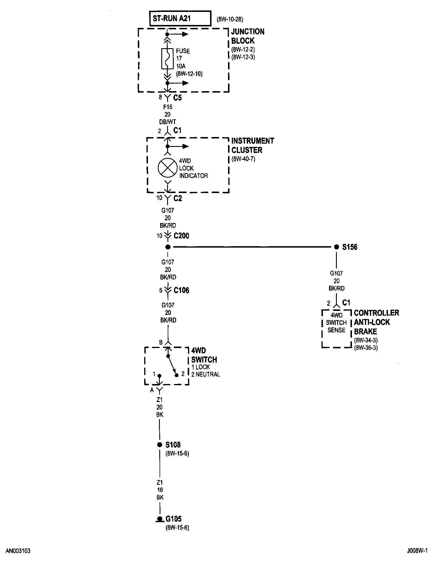 Electrical Diagrams — 2000 Dodge or Ram Truck Dakota 4WD V8-4.7L VIN N