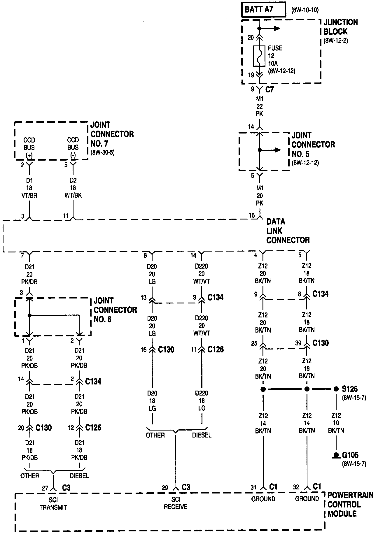 Wiring Diagrams — 1998 Dodge or Ram Truck RAM 1500 Truck 4WD V85.2L