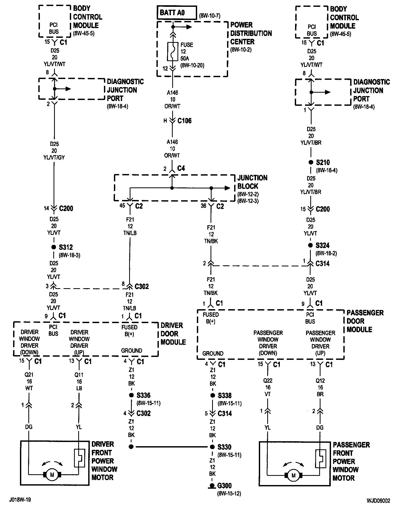 Wiring Diagrams — 2001 Jeep Truck Grand Cherokee 2WD L64.0L VIN S