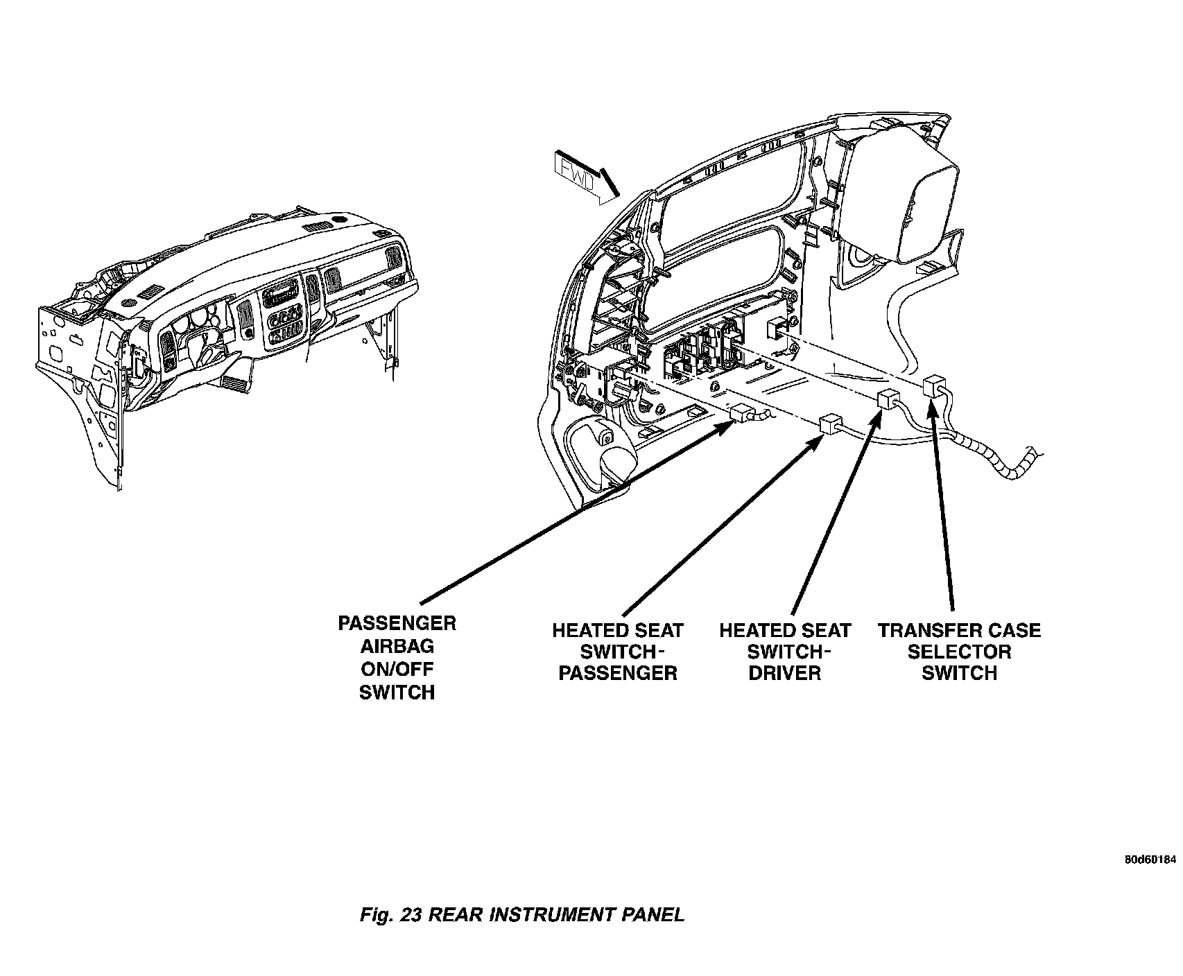 Figure 23 — 2002 Dodge and Ram RAM 1500 Truck 4WD V8-4.7L VIN N Service