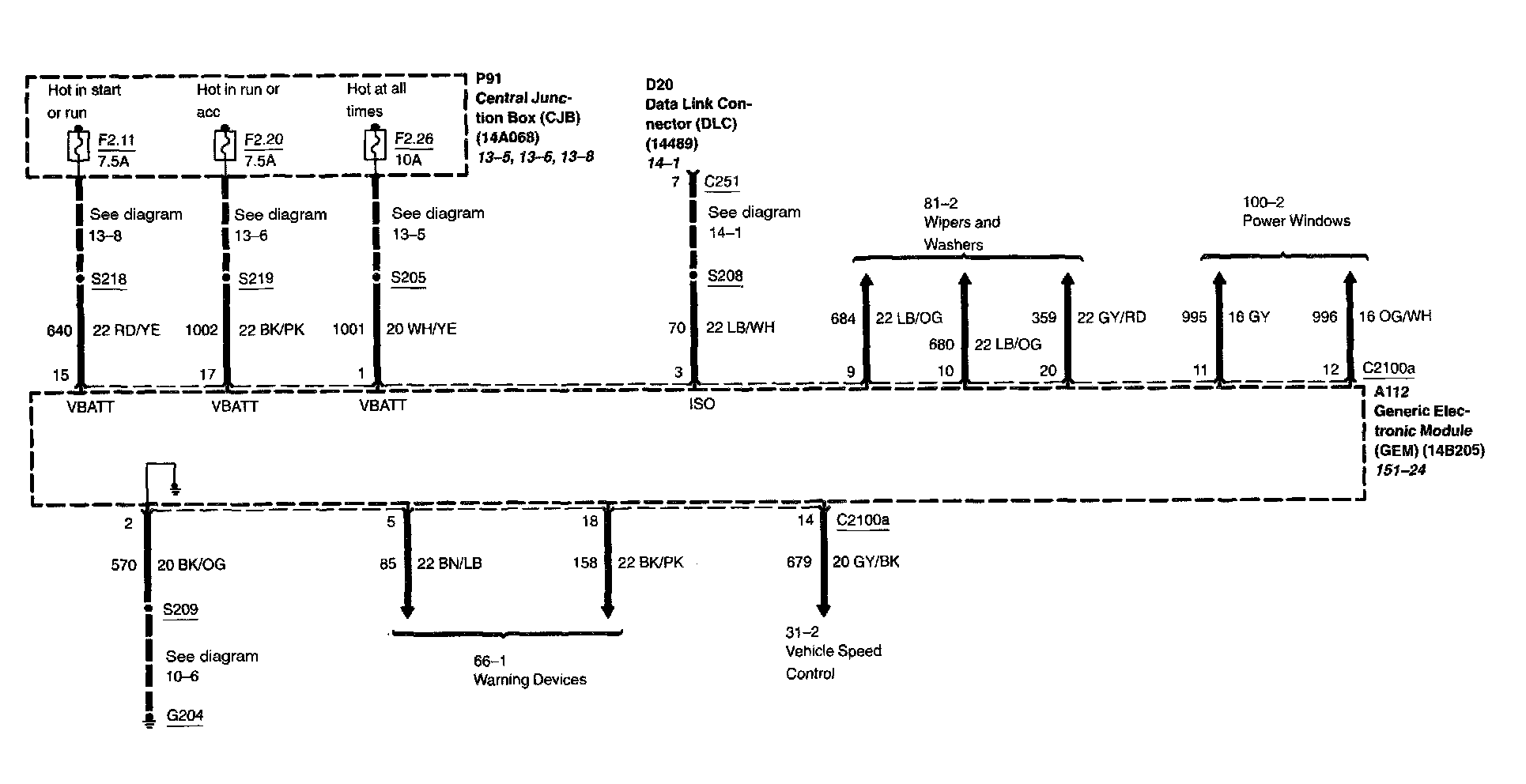 Electrical Diagrams — 2002 Ford Truck Ranger 4WD V6-3.0L VIN U Service