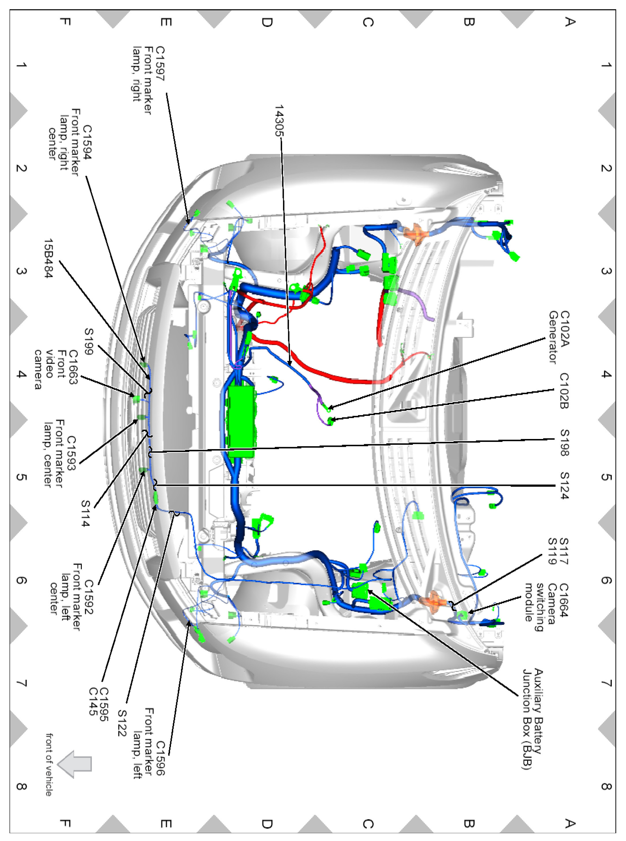 View 151-4 (Engine Compartment) — 2012 Ford Truck F 150 4WD V6-3.5L