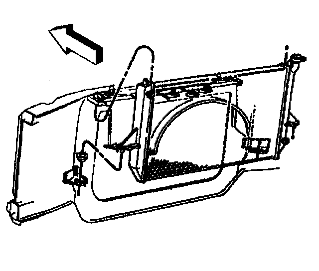 Radiator: Service and Repair — 1999 Chevy Truck Astro Van L AWD V6-4.3L