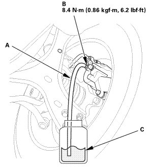 Brake Bleeding: Service and Repair — 2012 Honda Civic L4-1.8L Service