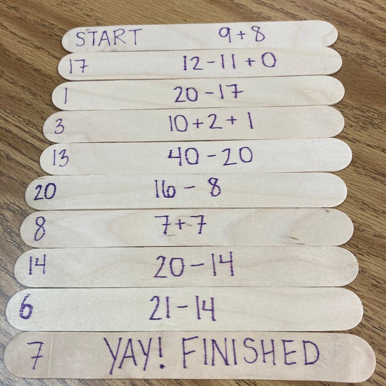 10 Ideas to Make Your Own Math Games Charmed by Challenge