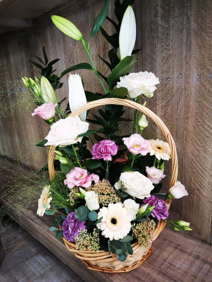 Panier fleuri Charmillefleurs