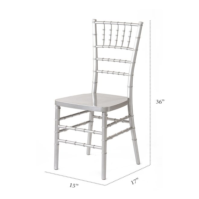Silver Resin Chiavari Chair Charming Chairs