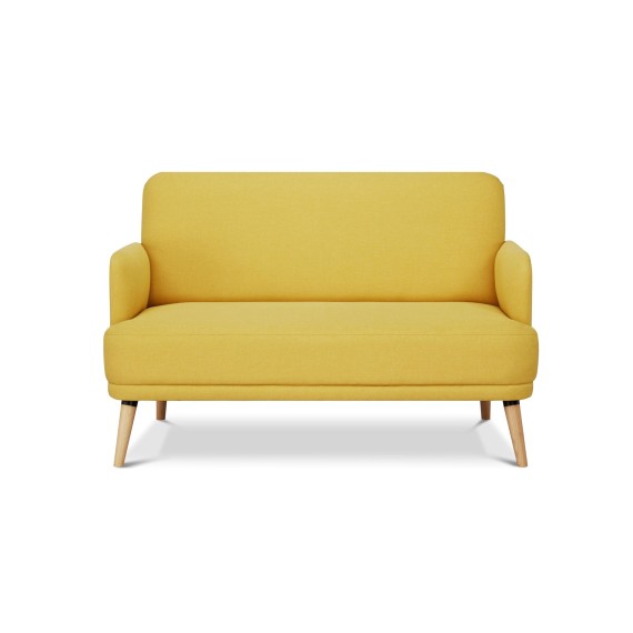 Buy Hollard Yellow Fabric Sofa, 2 Seater Online at Wholesale Price Charming Living