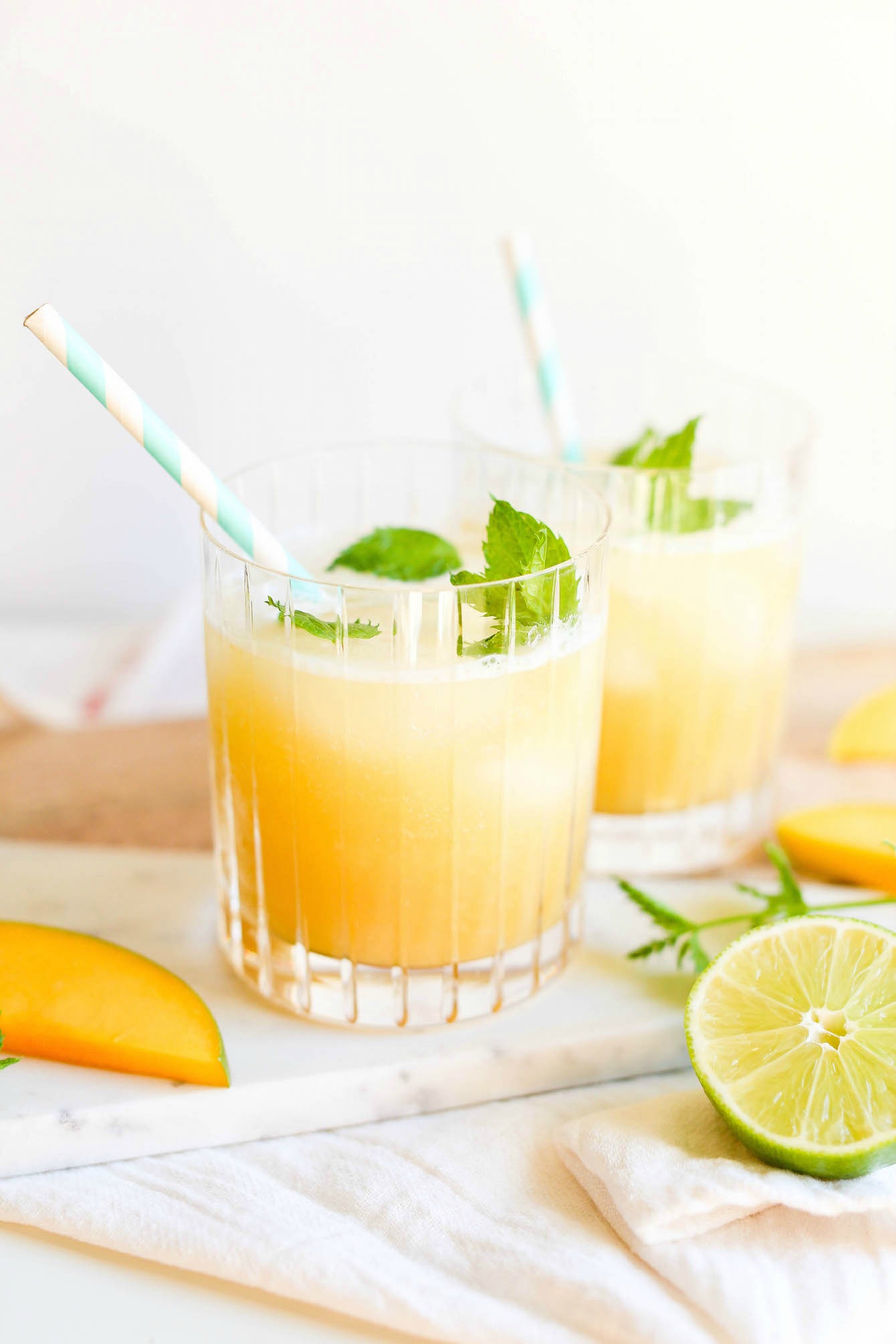 Charming Cocktails Mango Ginger Gin Fizz Charmingly Styled