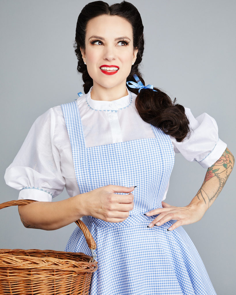 Dorothy from Wizard of Oz Halloween Costume Charm Patterns