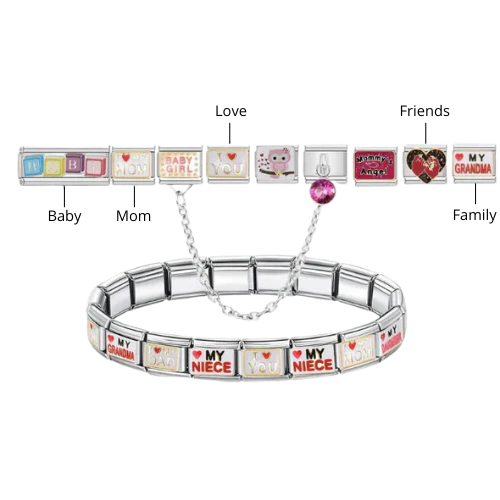 Original Italian Charm Bracelet Italian Charm Bracelet Charms Official