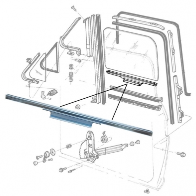 73-79 Window Lift Channel - RH - Charp Industries