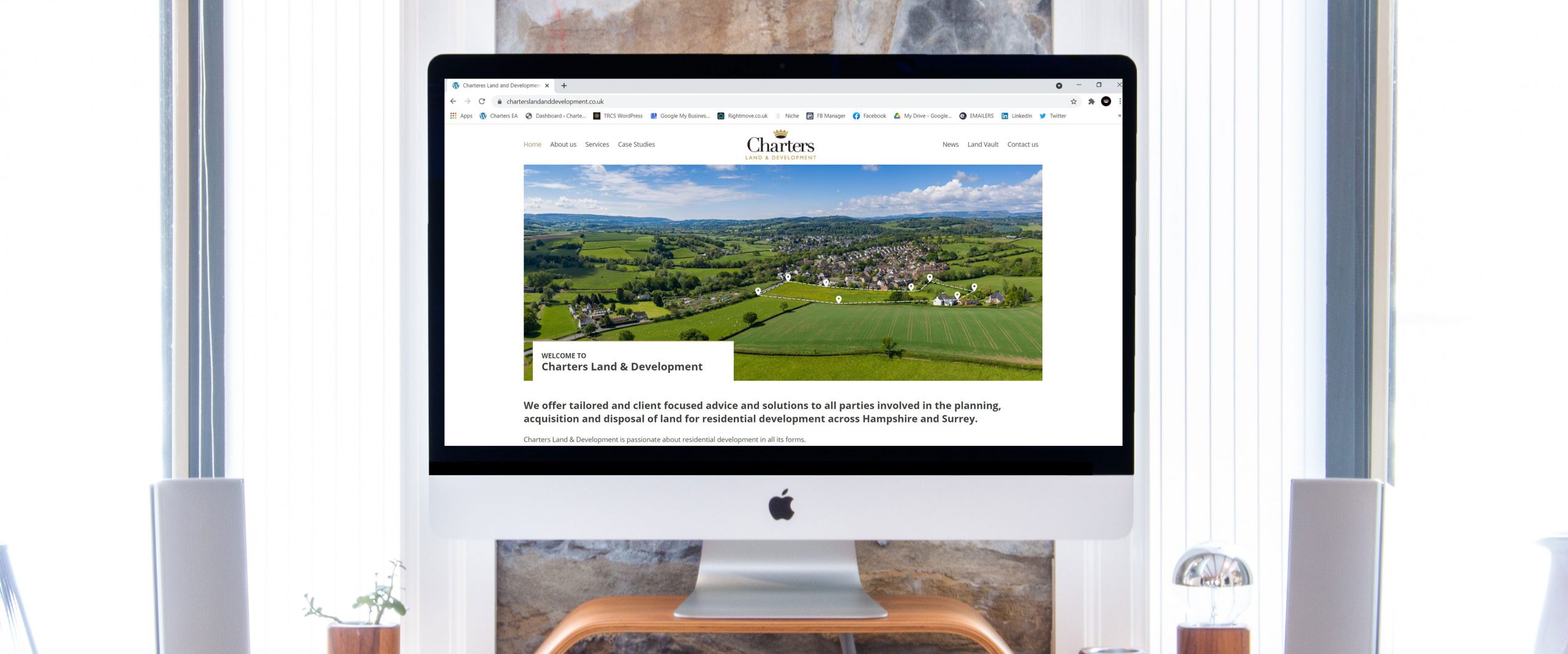 Launching Charters Land & Development website Charters Land and