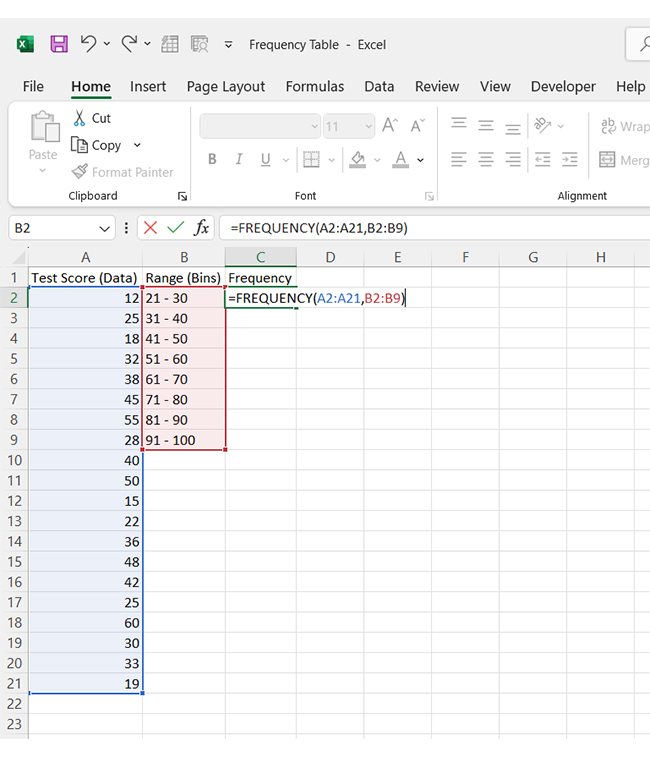 Frequency Tables in Excel: Visualize Patterns with Ease