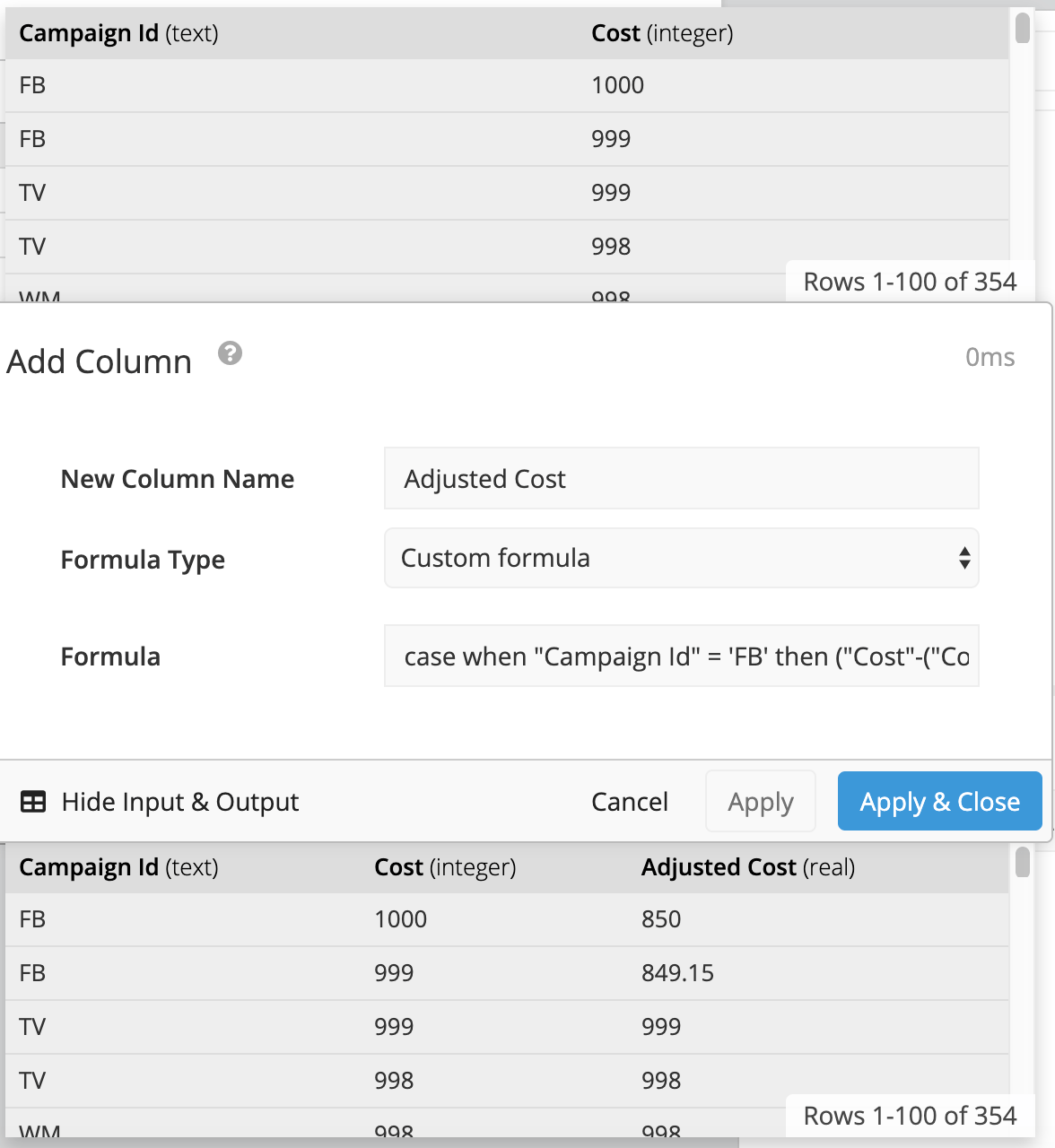 Use CASE statements in queries in Data Explorer Chartio Documentation