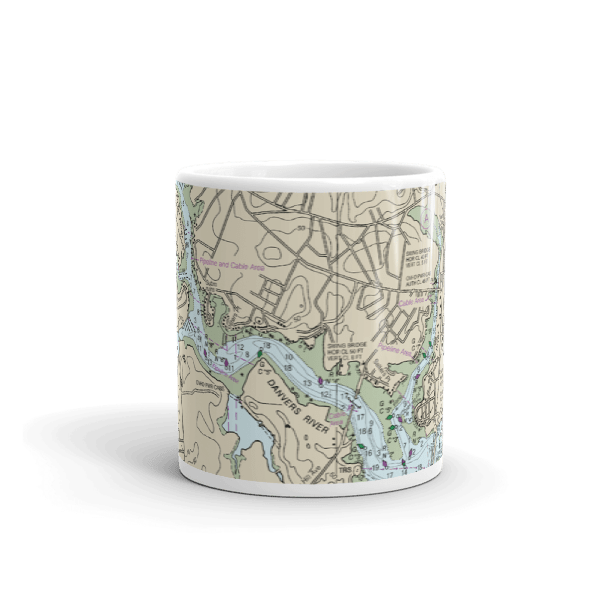 Danvers River & Crane River Chart Mug · Chart Mugs