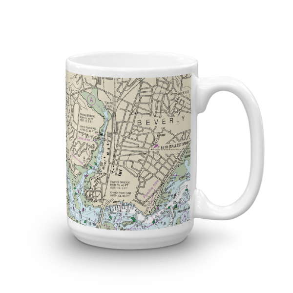 Danvers River & Crane River Chart Mug · Chart Mugs