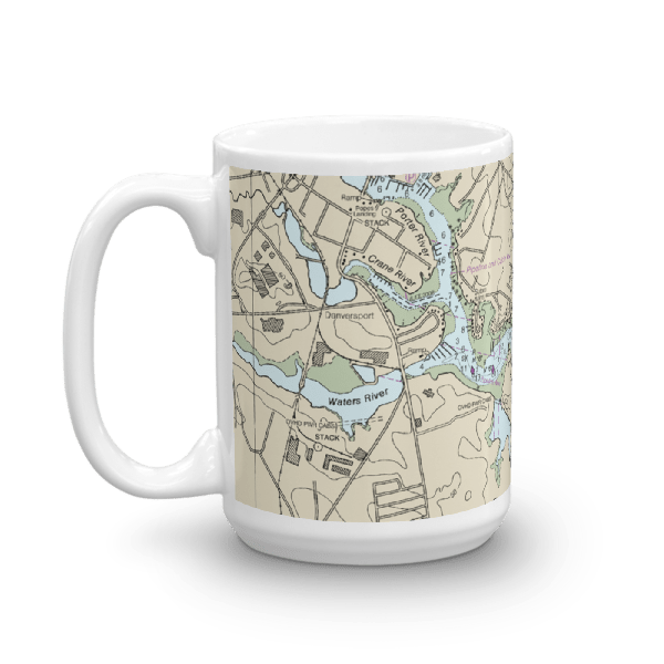 Danvers River & Crane River Chart Mug · Chart Mugs
