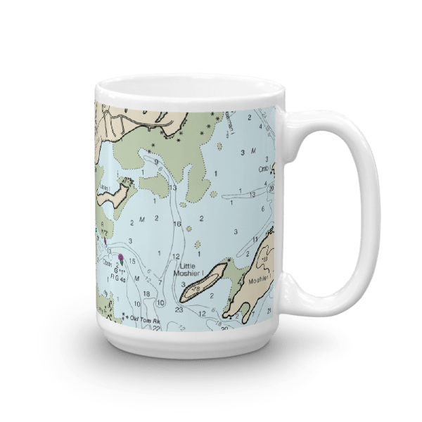 Royal River Moshier Island Chart Mug · Chart Mugs