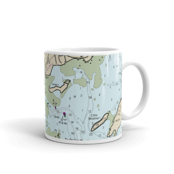 Royal River Moshier Island Chart Mug · Chart Mugs