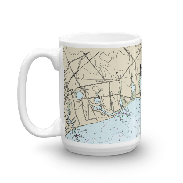 Cutchogue Harbor Chart Mug · Chart Mugs