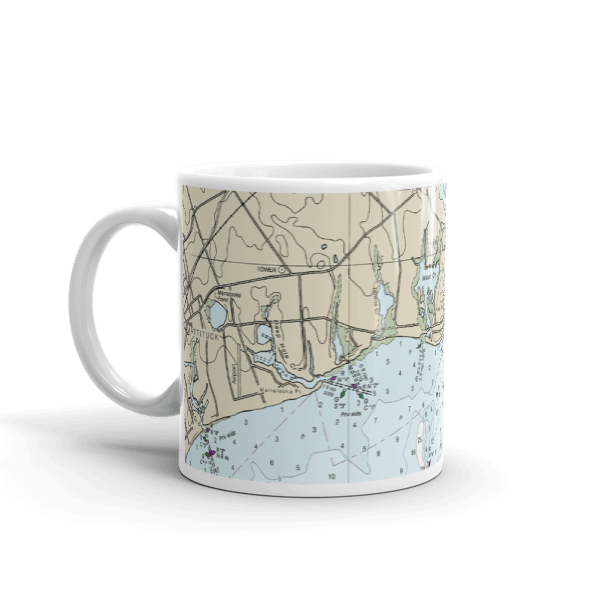 Cutchogue Harbor Chart Mug · Chart Mugs