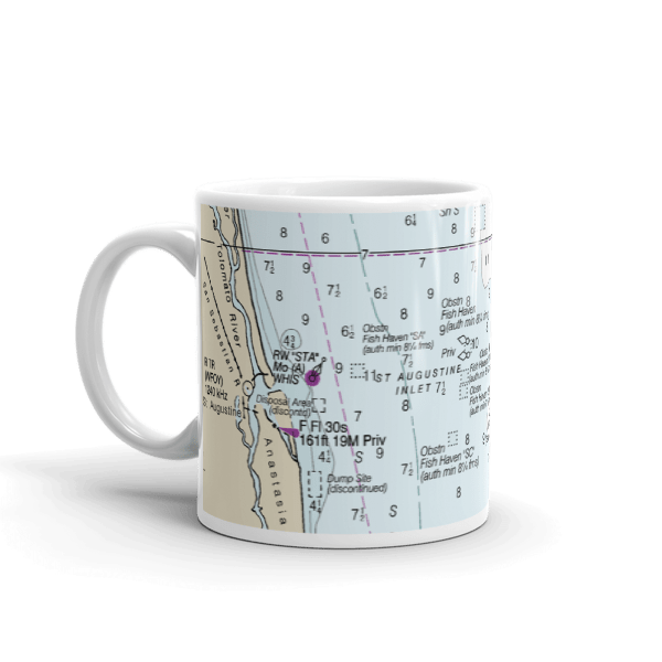 St. Augustine Chart Mug · Chart Mugs
