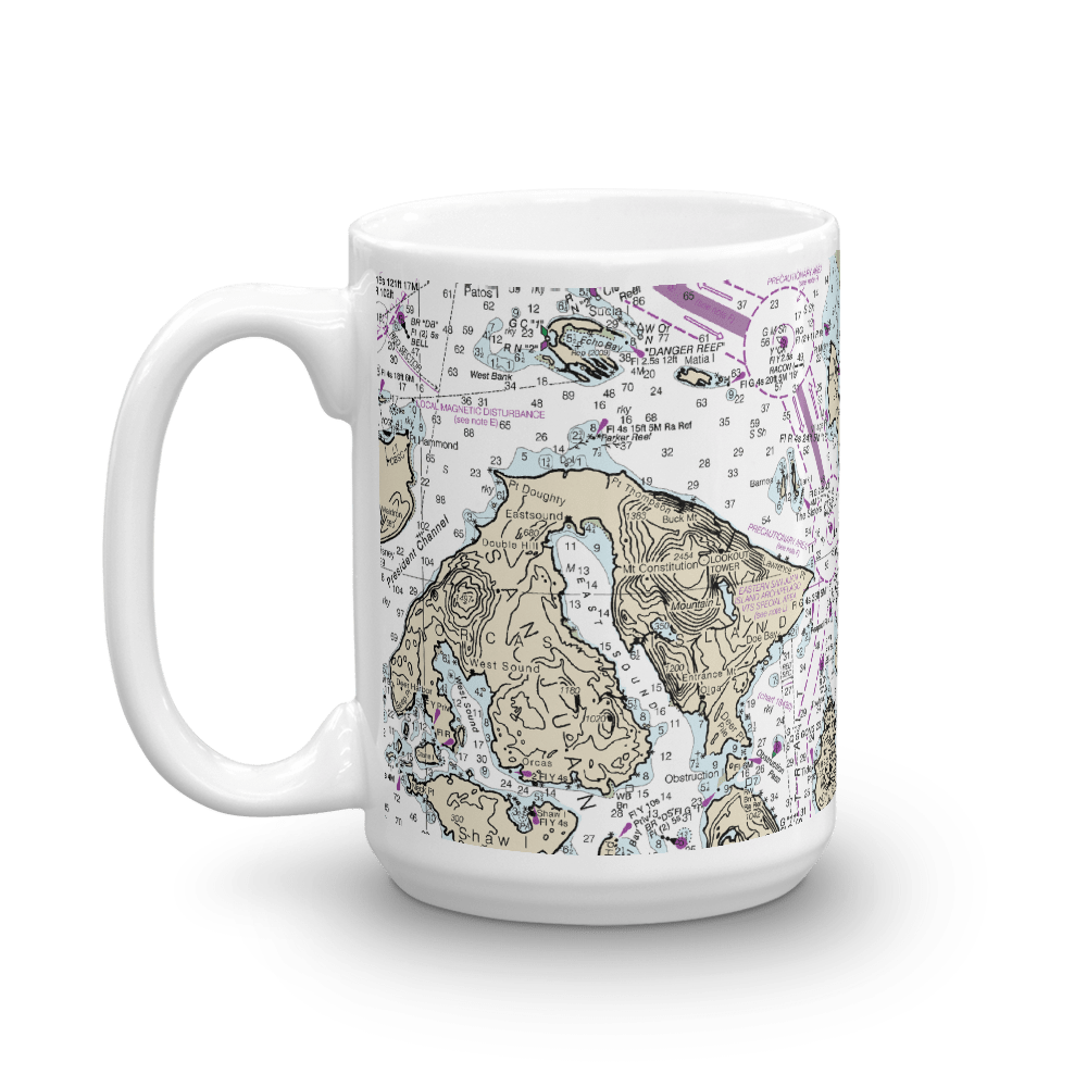 Bellingham Nautical Chart Mug · Chart Mugs