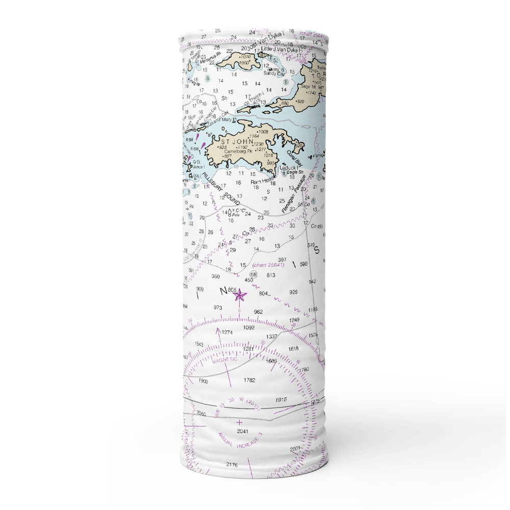Custom Nautical Chart Neck Gaiter · Chart Mugs