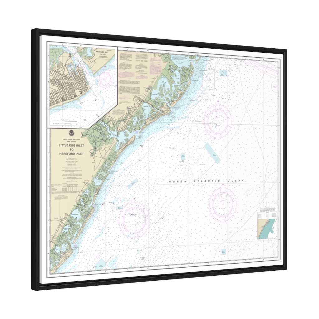 Little Egg Inlet to Hereford Inlet Absecon Inlet Nautical Chart 12318