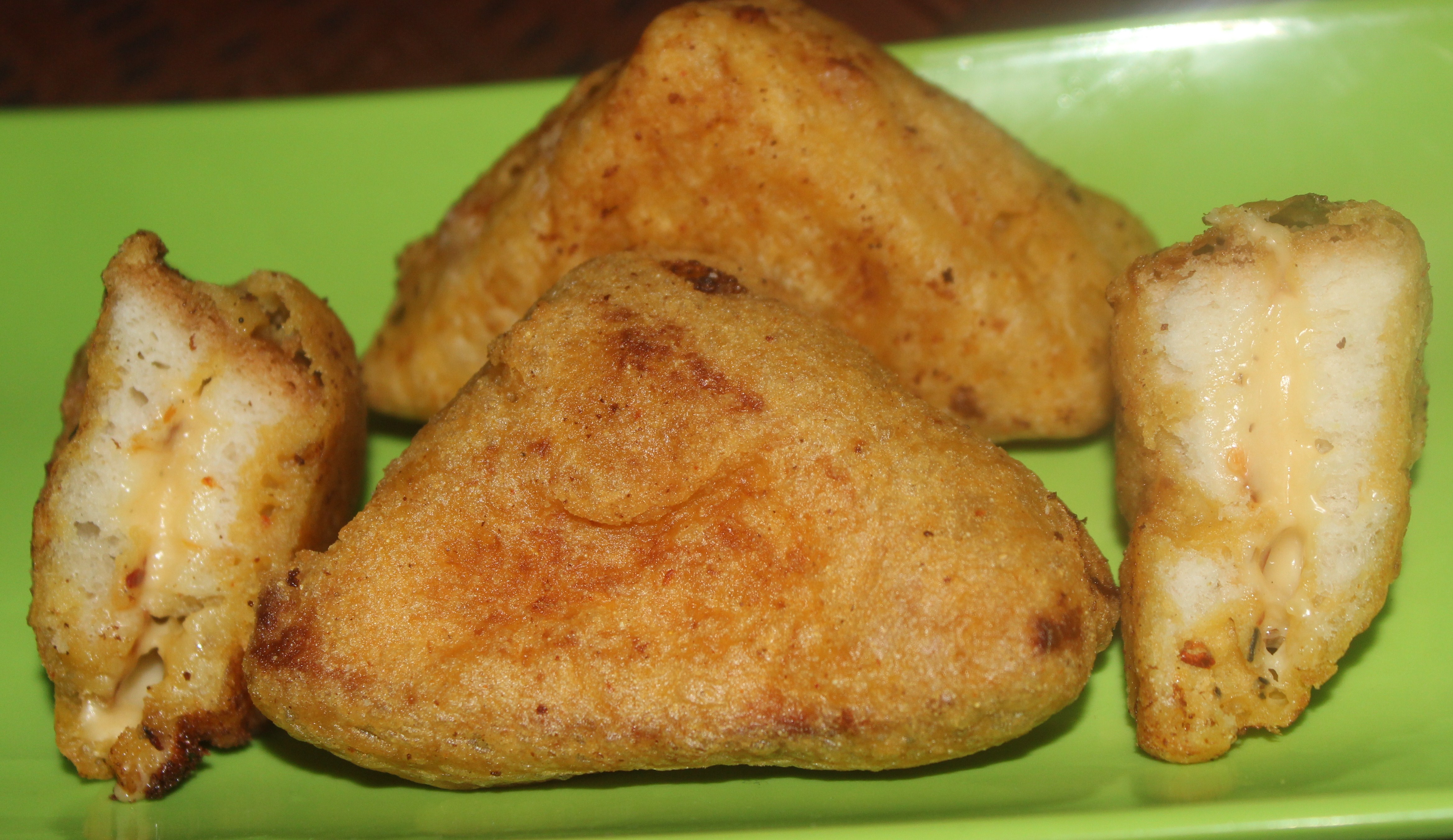 Cheese bread pakora CHARUS CUISINE