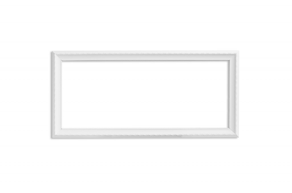 White frame isolated Chase Framing West Island frame shop