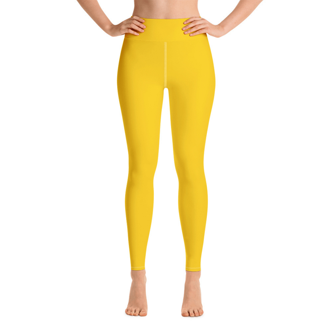 Wholesale Activ Pro Polyester Yellow Leggings for Women (96 pieces