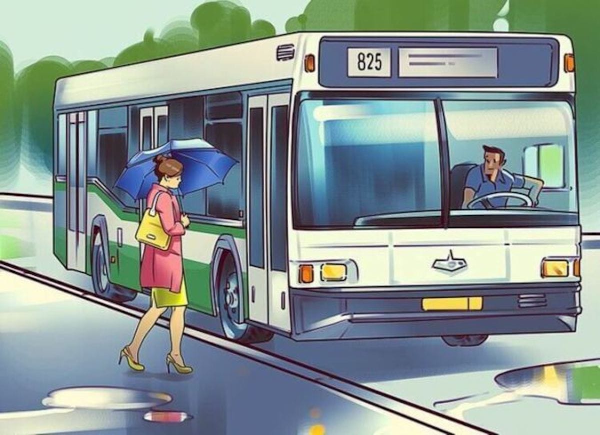 Brain Riddle Puzzle Can You Spot The Mistakes In This Bus Stop Picture