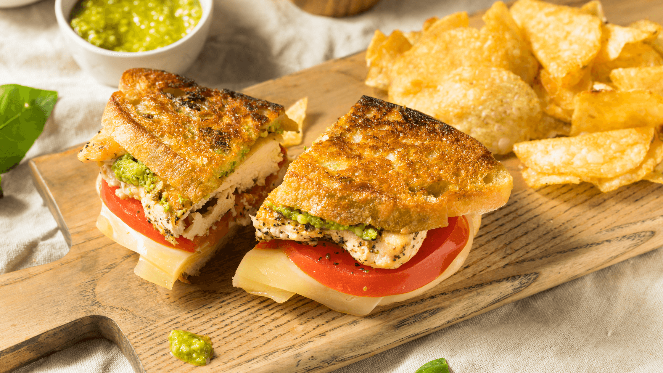 Ultimate Savory Chicken Pesto Sandwich Delight A Gourmet Experience