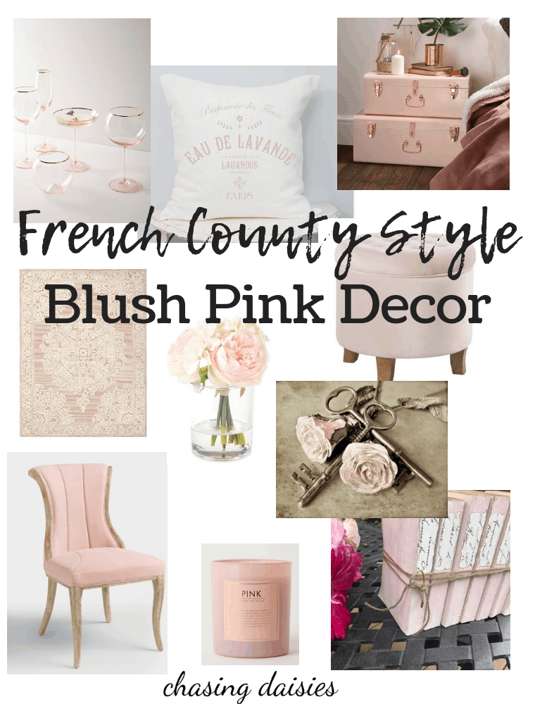 French Country Blush Decor
