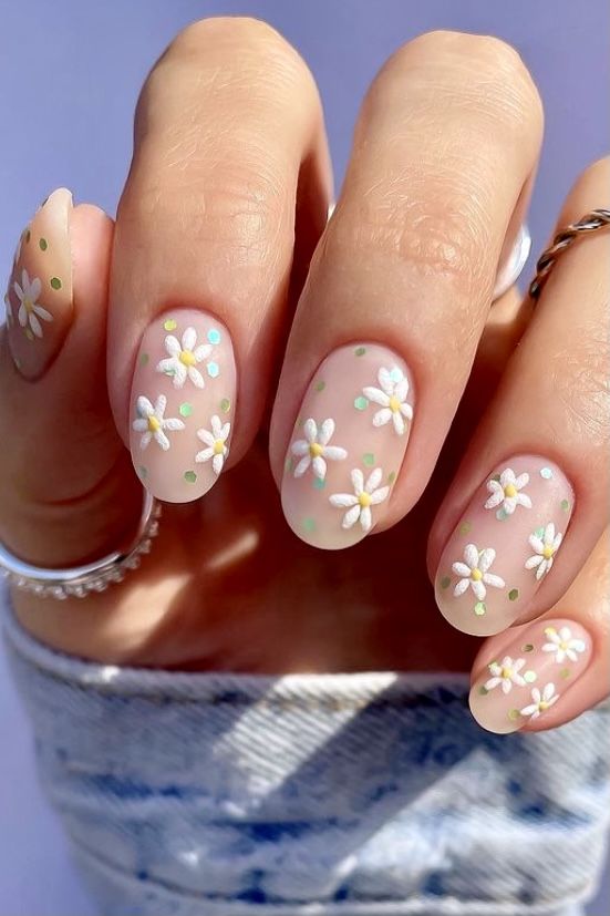 45+Spring Nail Ideas for Short Length
